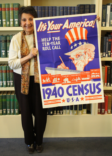 1940 Census poster from the Harry Hopkins Papers